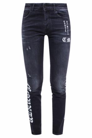 Jeansy z nadrukiem, zdjęcie 1 Jeansy z nadrukiem od Marcelo Burlon